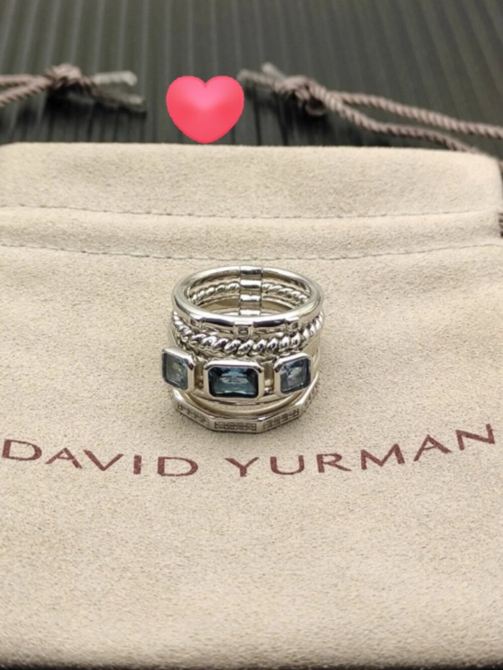✨David Yurman five-link ring